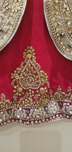 3 piece embroide double shirt suit - Picture 3 of 6